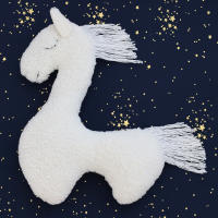 Accesorios de fotografía para bebé, almohada suave para posar, bonito poni blanco, accesorio para fotos de bebé recién nacido, accesorios de recuerdo de crecimiento - details 4