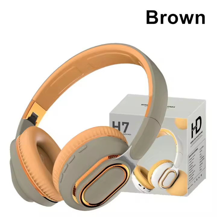 Auriculares inalámbricos con Bluetooth, cascos de graves profundos con sonido Hifi, plegables sobre la oreja, con micrófono para todos los dispositivos inteligentes. - 1