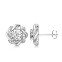 Pendientes de Moissanite de 2 Caratas 6.5mm Estrella de David Moderna Joyería Femenina de Plata 925 Certificada Accesorios para Navidad - details 4