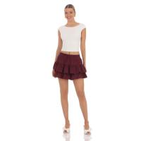Nueva Falda Culotte Pastel Dulce Anti-Luz con Cintura Elástica y Cordón para Mujer, Verano 2025 - details 12