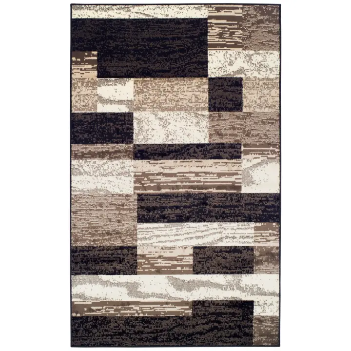 Alfombra de salón, decoración moderna geométrica, para dormitorio, oficina, sala de estar, entrada, suelos de madera - 1