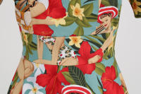 Fiesta de mujer, falda fina de lunares, retro, elegante - details 16