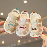 Sandalias de suela blanda para bebé niño, bolsa de verano, zapatos de cabeza para 0-2 años de edad, mujer, bebé, antideslizante, niño, zapatos de res, tendón, suelas, se llaman zapatos. - details 0