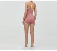 Pantalones cortos de Yoga para mujer, Shorts deportivos finos de cintura alta, mallas transpirables de secado rápido, ajustados, para entrenamiento y Fitness - details 4
