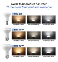 Bombillas LED Ahorradoras de Energía Luz Cálida Blanca No Parpadeante 5Pcs Halógenos - details 3