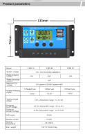 Controlador de carga solar USB, 12V, 24V, PWM, 30a - details 2