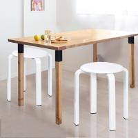 Estructura sólida y firme, para comedor, dormitorio, pasillo, natural, paquete de 2 - details 4