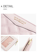 Cartera Corta y Delgada con Múltiples Ranuras Color Sólido Elegante para Chicas - details 13