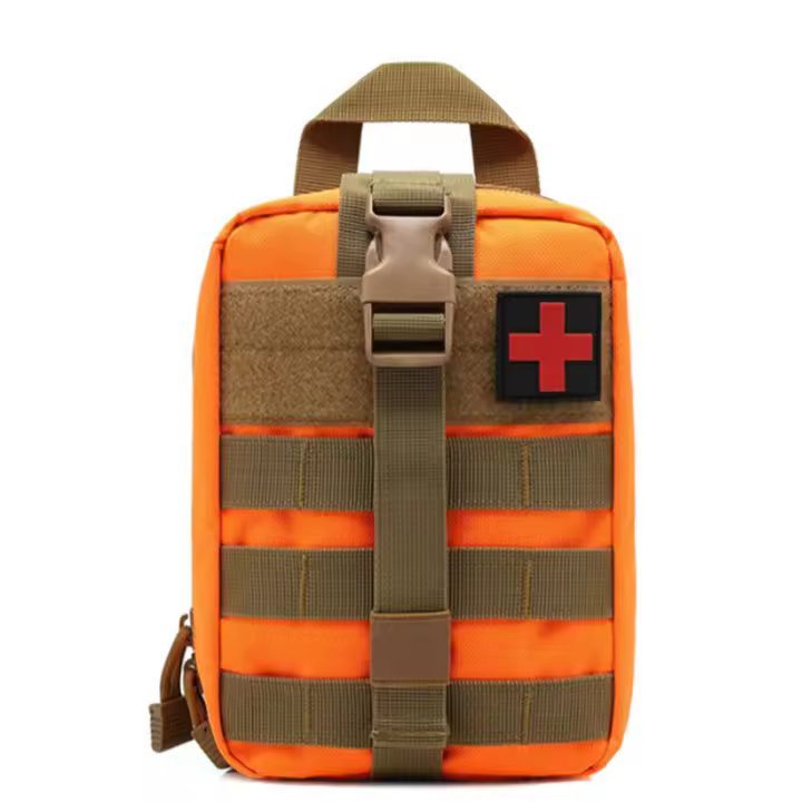 Botiquín de primeros auxilios táctico portátil, bolsa médica EDC para senderismo, viajes, estuche de tratamiento de emergencia para el hogar, suministros de supervivencia al aire libre - 1