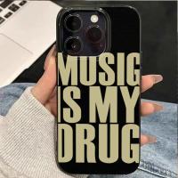 Funda de Teléfono Creativa Personalizada con Arte de Música Amor Tendencia Inglesa para iPhone - details 0