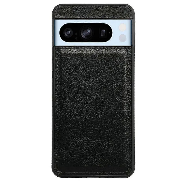 Para Google Pixel 8 Pro PU Cuero + TPU Funda trasera Funda de teléfono con textura de piel de becerro - 1