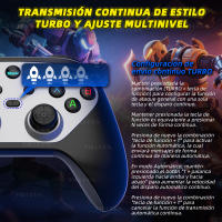 Controlador de juego para móvil inalámbrico, Joystick Hall de 1000Hz para Switch/PC/IOS/Android, Gamepad para PS4, compatible con giroscopio Turbo de seis ejes - details 6