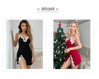 Venta caliente de camisones de encaje con tiras para mujer, vestido sexy, ropa de dormir, traje de mujer - details 4