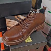 Zapatos con aumento de cuero genuino para hombre, cómodos zapatos con cordones informales con elevador, plantilla deportiva transpirable con aumento de altura de 8 cm - details 4