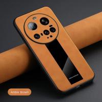 Funda de Cuero Sencillo para Xiaomi 15 Ultra A Prueba de Golpes Textura de Fibra de Cuero - details 24