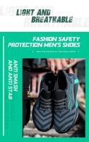 Zapatos De Seguridad 35-50 Para Hombre Y Mujer, Botas De Trabajo Con Punta De Acero, Zapatillas Indestructibles, Ligeras, Transpirables, Antigolpes, Zapatos De Construcción - details 6