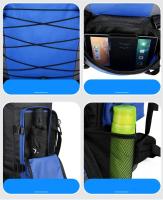 Senderismo al aire libre bolsa de montañismo para los hombres, 90L de gran capacidad, ligera, bolsa de lona, las mujeres bolsa de senderismo, impermeable, resistente al desgaste, antirrobo, deportes al aire libre, multicolor opcional - details 7