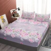 Sábana Elástica Ajustable Cubierta de Colchón Antideslizante y a Prueba de Polvo con Fundas de Almohada Ropa de Cama y Baño - details 6