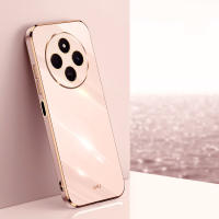 KEYSION-funda enchapada de lujo para Xiaomi Redmi 14C, cubierta trasera cuadrada de silicona TPU suave a prueba de golpes para teléfono, Redmi 14C - details 12