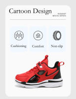Zapatillas de deporte de araña de dibujos animados para niños de marca, zapatos deportivos impermeables para niños, zapatos de tenis antideslizantes para exteriores, zapatos informales ligeros para correr - details 3