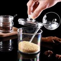 Botella de cocina con tapa, organizador de sal, azúcar y pimienta en polvo, batidora, botella, recipiente, recipiente para condimentos - details 8