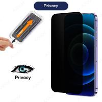 Protector de Pantalla de Vidrio Templado de Privacidad para iPhone 1-2Pcs, Instalación Sin Polvo, Fácil - details 11