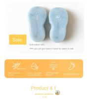 Calcetines antideslizantes de goma de punto suave para bebés, zapatos para niños pequeños de 0 a 2 años, interiores y exteriores, 4 estaciones - details 3