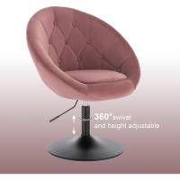 Taburete de Bar de Acero Cromado Taburete Bajo de Silla de Bar Taburete de Conferencia de Peluquería Taburete de Oficina Blanco BH41ws-1 - details 21