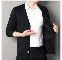 Cardigan Casual para Hombres Cuello en V Pantalón de Moda de Otoño e Invierno Tejido de Botones - details 18