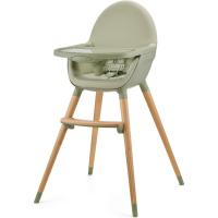 bebé 2 en 1, Silla Infantil, Trona portatil, Patas de Madera, Bandeja Ajustable, Fácil de limpiar, para niños, Beige - details 16