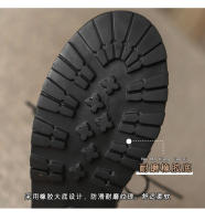 Zapatos de mujer huecos de cabeza redonda con cordones delanteros versátiles antideslizantes de suela gruesa de cuero suave - details 15