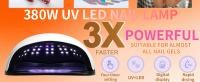 Lámpara de Uñas LED UV Profesional 81 Abalorios, 380W, Sensor Automático, 4 Configuraciones de Temporizador Ideal para Gel Polish Kit de Manicura de Belleza - details 2