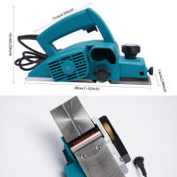Cepillo eléctrico portátil para carpintería, cepilladora de mano, 800 W, 220 V, 82 mm - details 4
