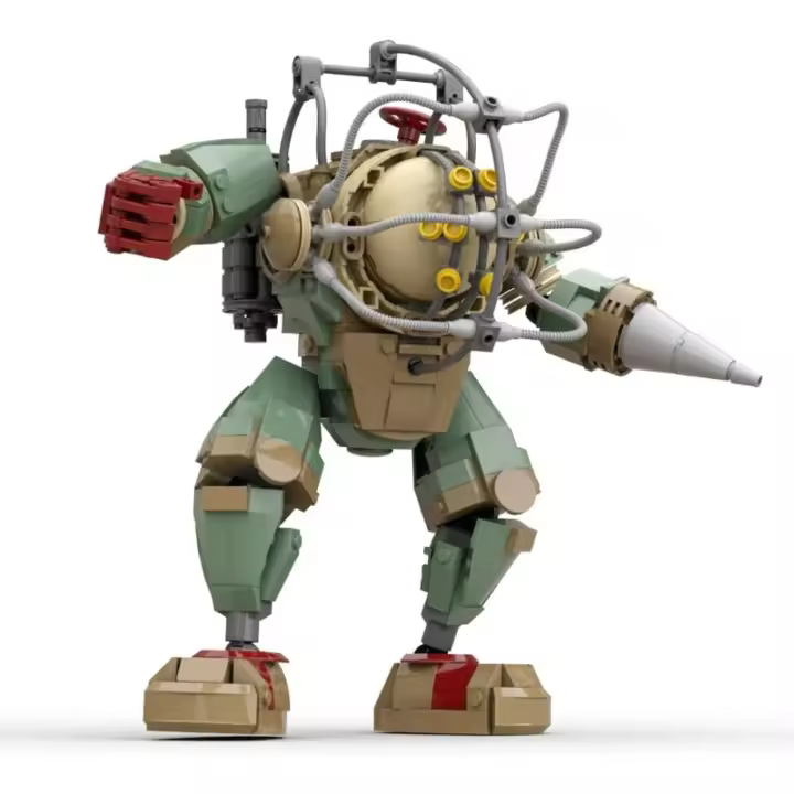 Kit de Modelo de Construcción de Robot de Acción DIY Figura de Protector de Papá para Niña Pequeña - 1