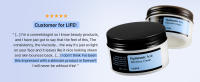 customer for life cosmetologist consistency viscosity impressed skin looks sheen and bounces back