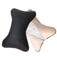 Cojín de asiento de cuero para coche Almohada de cuero para cuello y espina dorsal - details 18