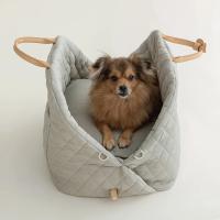 Bolso de mano de lujo para perro y gato, bolsa de transporte para coche, asiento elevador, estilo informal, nuevo - details 4