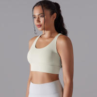 Hamidou-Sujetador de Yoga con espalda cruzada para mujer, ropa interior deportiva absorbente de golpes, correas de hombro cruzadas, Top corto de Fitness, deportes a prueba de golpes - details 50