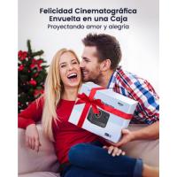 Proyector inteligente de 33000 lúmenes 4K con enfoque automático/trapezoidal, proyector portátil 1080P Full HD Nativo Cine en casa/exterior WiFi6 Bluetooth5.2 para móvil/PS5 - details 2