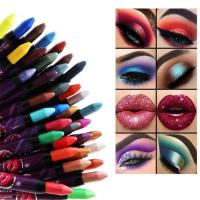 Lápiz de sombra de ojos de 36 colores, 2 en 1 lápiz de labios, no se emborrona fácilmente - details 13