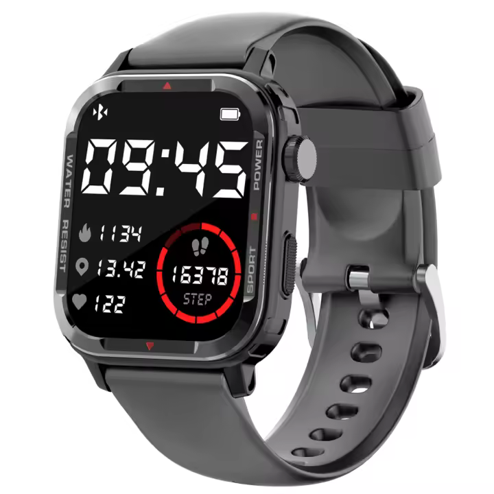 Reloj inteligente G96, dispositivo con asistente de voz, Bluetooth, llamada, entrenamiento de respiración, fotografía remota, 123 modos deportivos - 1