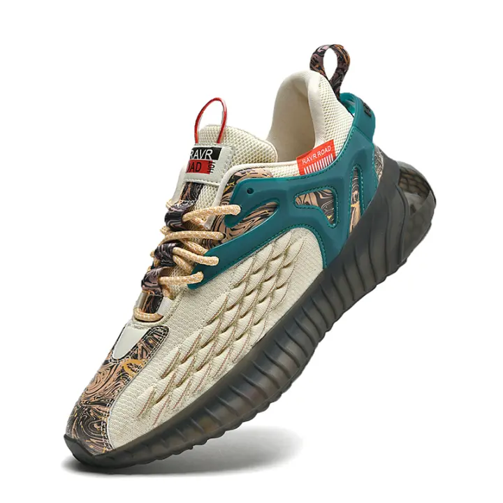 Zapatos deportivos de marca para hombre, zapatillas de deporte de lujo, zapatillas informales con plataforma a la moda, zapatos deportivos para hombre, zapatos para correr antideslizantes para exteriores - 1
