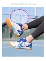 Zapatos profesionales de bádminton, zapatos de voleibol, zapatos de tenis, zapatos de entrenamiento deportivo de competición para estudiantes de secundaria, antideslizantes, resistentes al desgaste y transpirables. - details 6