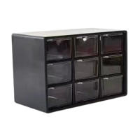 Organizador de escritorio con 9 compartimentos, cajón de gran capacidad, suministros todo en uno - details 0
