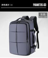 Mochila De Negocios Extensible de gran capacidad para hombre, morral multifunción de viaje con carga USB, impermeable, expandible, para ordenador - details 25