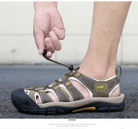Sandalias Casuales de Cuero de Vaca de Gran Tamaño Zapatos de Playa para Hombres y Mujeres - details 21