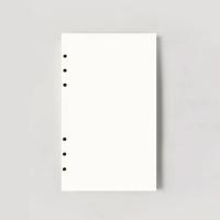 80 hojas A5 A6 A7 recambio de hojas sueltas revestimiento de papel rejilla celosía 6 agujeros recarga interior papel de carpeta en espiral lista de tareas - details 4