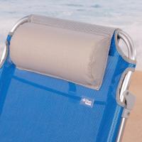 62262 - Pack de 2 sillas plegables multiposición para playa, jardín, terraza o camping beige, Medidas 64x11x64cm, 4 posiciones, con cojín en el cabecero, Incluye asa de transporte, Ibiza X2 - details 40