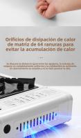 Hornillo de gas portátil, Estufa de cassette portátil, compacto de camping con maletín de transporte, cocina de exterior regulable continuamente con encendido piezoeléctrico automático, Estufa cassette de doble uso ESTUFA DE GAS PORTÁTIL - details 15