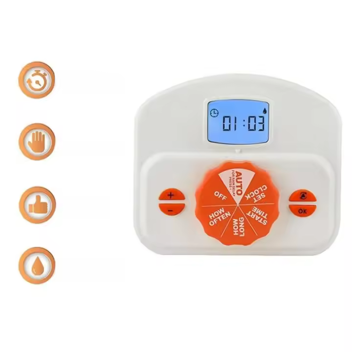 Controlador automático de plantas de interior, sistema de riego con pantalla Digital LCD, temporizador de riego programable para jardín - 1